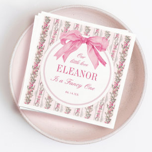 Love Shack Vintage Fancy ONE Girl Birthday  Napkin