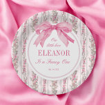 Love Shack Vintage Fancy ONE Girl Birthday  Paper Plate<br><div class="desc">Love Shack Vintage Fancy ONE Girl Birthday Paper Plate</div>