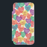 Love Shape Background Incipio Watson™ iPhone 5 Wallet Case<br><div class="desc">Seamless Love Shape Background. Speak Out Your Love Languages. Valentine's Day Design.© and ® Bigstock® - All Rights Reserved.</div>