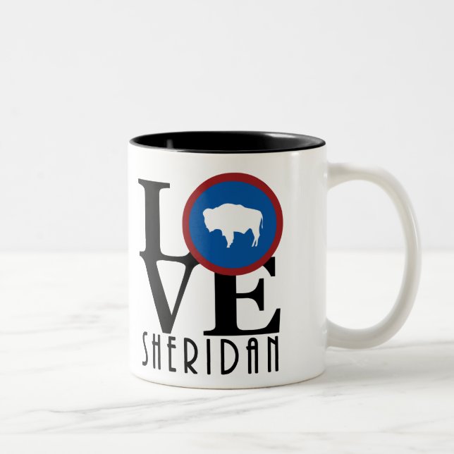 LOVE Sheridan 11oz Two-Tone Coffee Mug (Right)