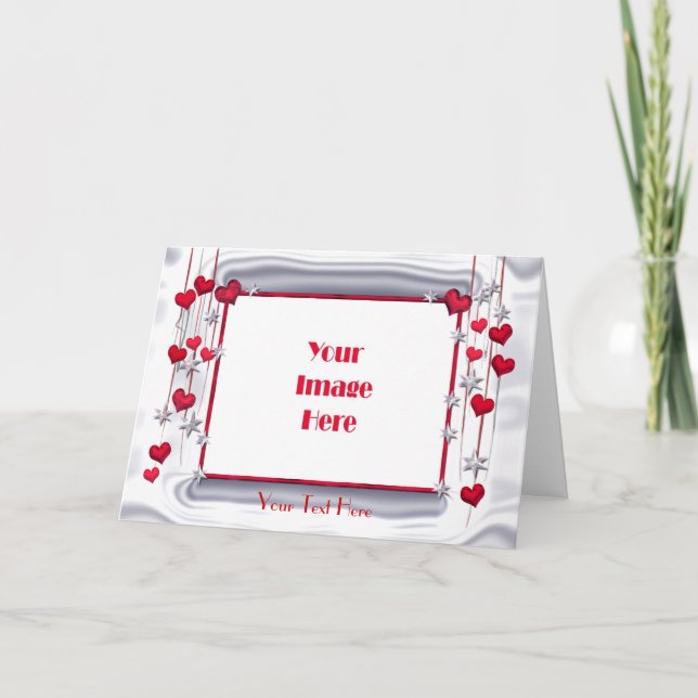 Love Shines Valentine (photo frame) Holiday Card (Front)