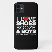Love Shoes Booze Boys with Tattoos