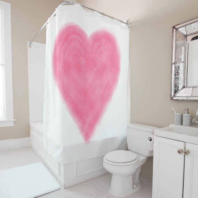 LOVE Shower Curtain (In Situ)