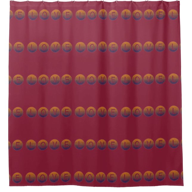 Love Shower Curtain (Front)