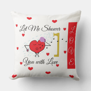 Love Shower: Throw Pillow