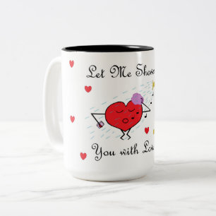 Love Shower Two-Tone Coffee Mug