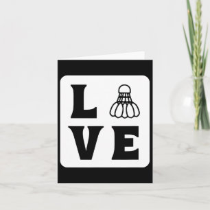 Love Shuttle Dminton Card