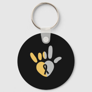 Love Sign American Sign Language Deaf Awareness He Keychain