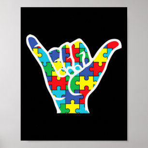 Love Sign Hand Autism Awareness 2022 Mom Dad Aunt 