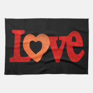 Love Sign Kitchen Towel