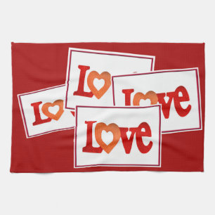 Love Sign Kitchen Towel
