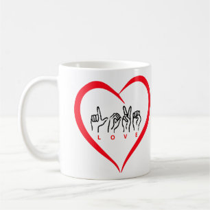 Love Sign Language Coffee Mug