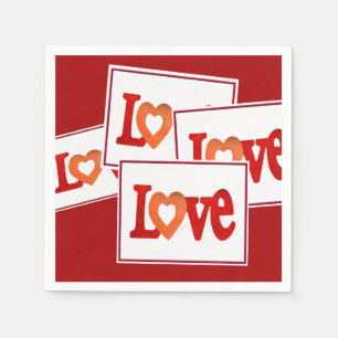 Love Sign Napkin