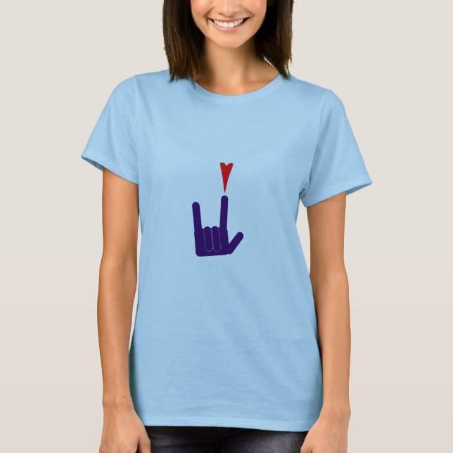 love sign T-Shirt (Front)