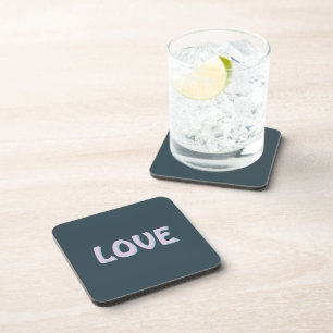 LOVE SIMPLE GIFT WOMEN GIRLFRIEND FRIEND COASTER