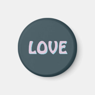 LOVE SIMPLE GIFT WOMEN GIRLFRIEND FRIEND MAGNET