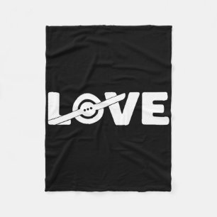 Love Skateboard One Wheel Electric Float Owner Ska Fleece Blanket