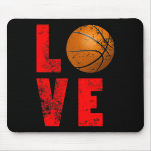 Love Sketll Cool Design For Sport Lovers Mouse Pad
