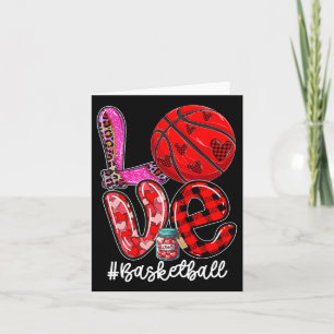 Love Sketll Equipment Player Team Valentine's Day  Card