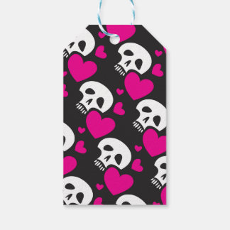 Love Skull Pattern Gift Tags
