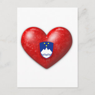 Love Slovenia Postcard