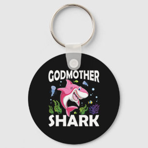 Love Smile Nice Fish Godmother Shark In The Sea Keychain