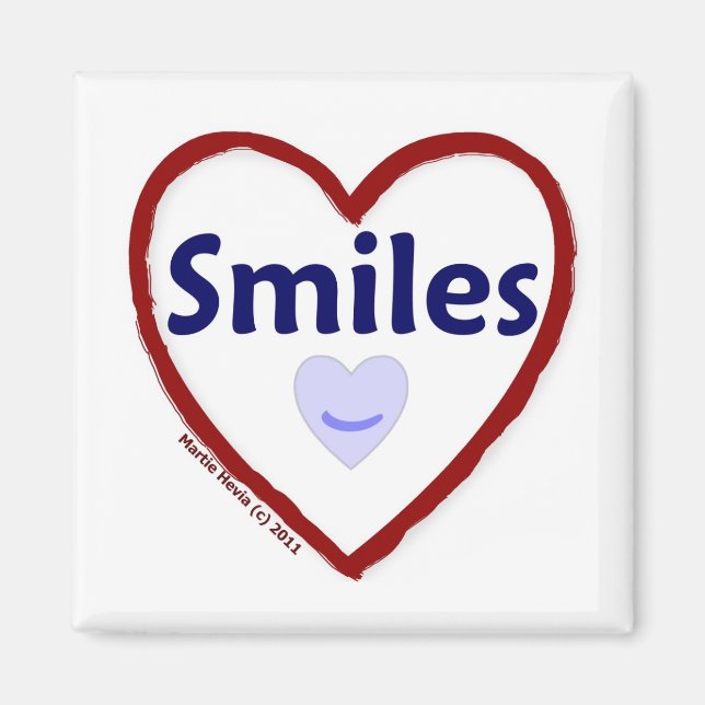 Love Smiles Magnet (Front)