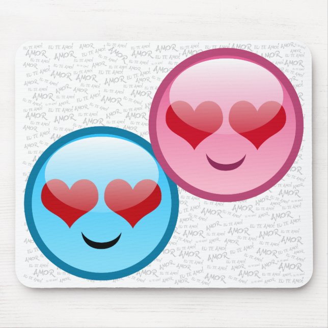 LOVE SMILLE MOUSE PAD (Front)