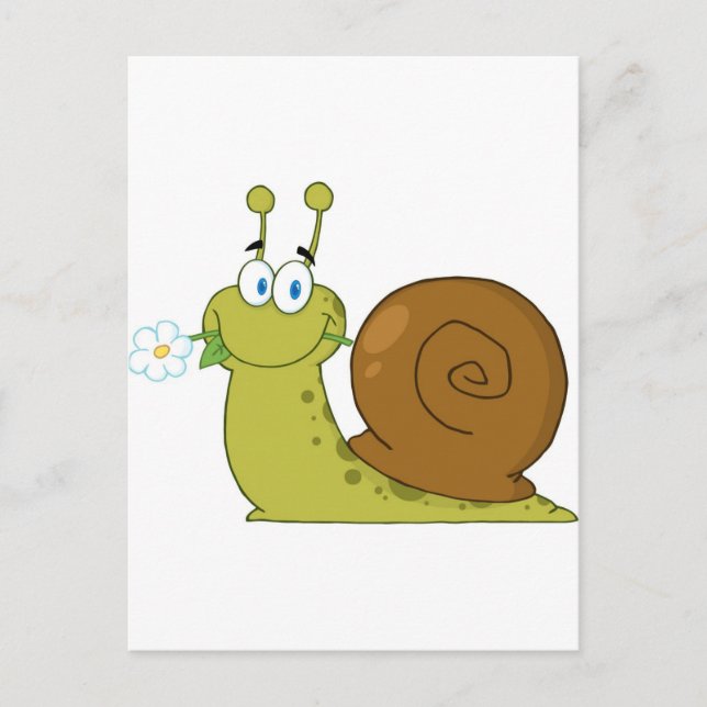 Love Snail Postcard (Front)