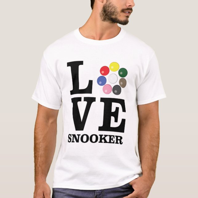 Love Snooker T-Shirt (Front)
