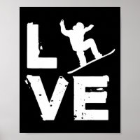Love Snowboard Youth Freestyle Snowboarding Kids M