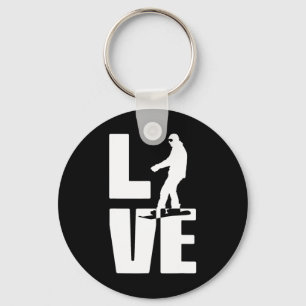 Love Snowboarding Keychain