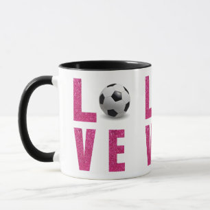 Love Soccer Mug