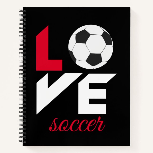 Love soccer notebook (Front)