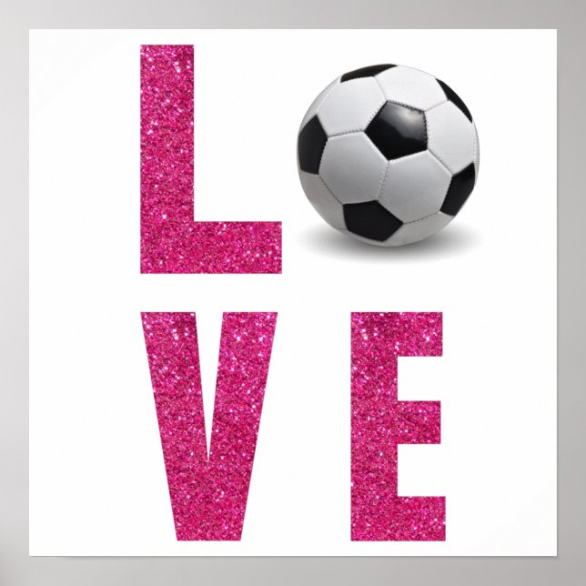 Love Soccer Poster (Front)