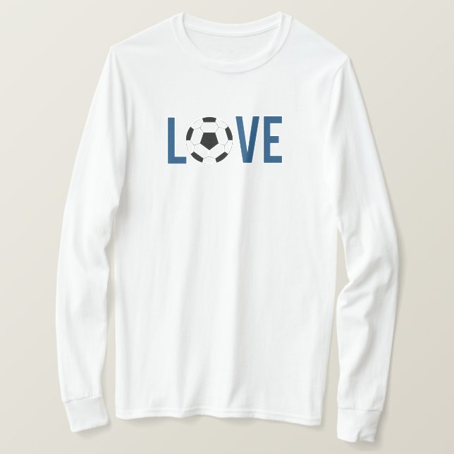 Love Soccer T-Shirt (Design Front)