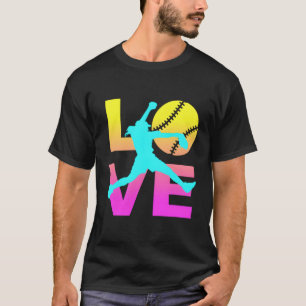 Love Softball N T-Shirt