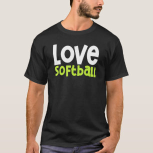 Love Softball Player Coach Sport Softball Bat 1 T-Shirt