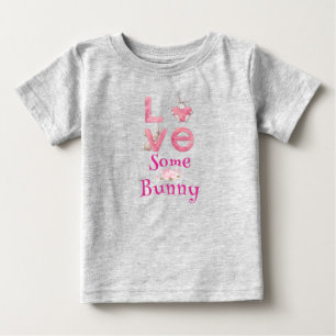 Love Somebunny Valentine Baby T-Shirt