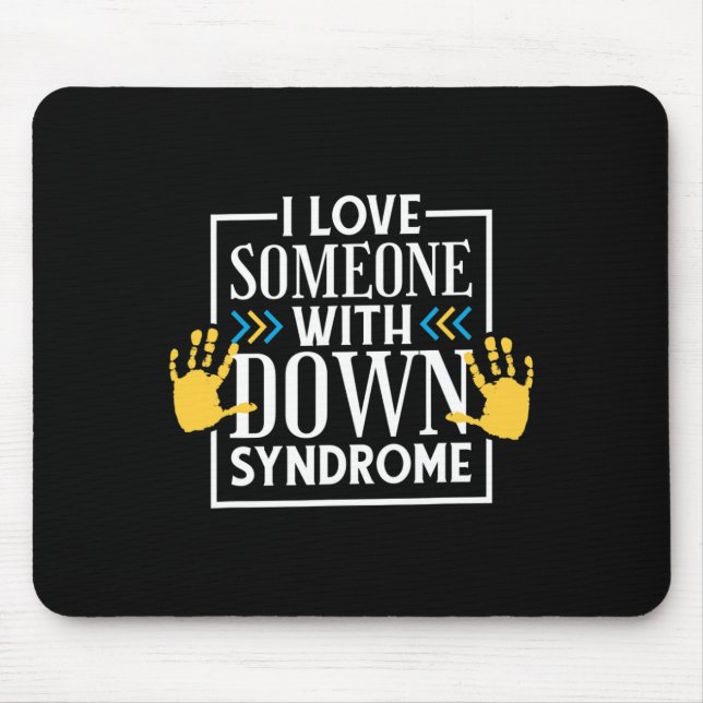 Love Someone With Down Syndrome3  Mouse Pad (Front)