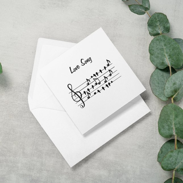 Love song, birds sitting in between musical notes (Creator Uploaded)