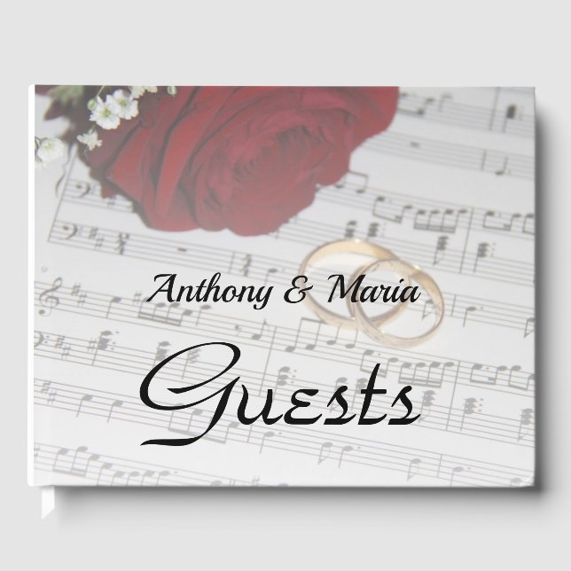 Love Song Guest Book (Front)