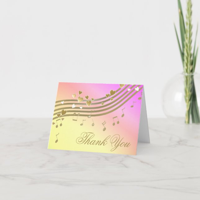 Love Song Notes Thank You (Front)