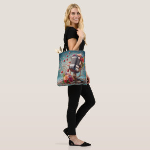 Love & Song - Old Fashioned Microphone Full Print Tote Bag