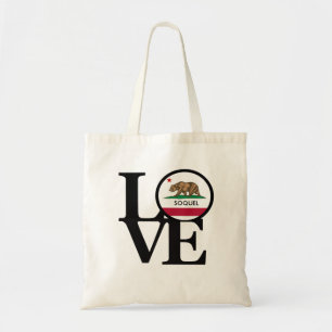 LOVE Soquel California Tote Bag