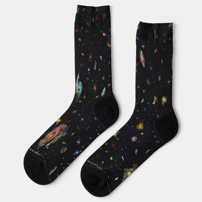 Love space socks (Left)