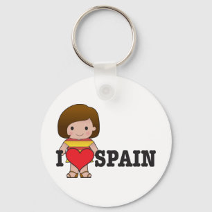 Love Spain Keychain