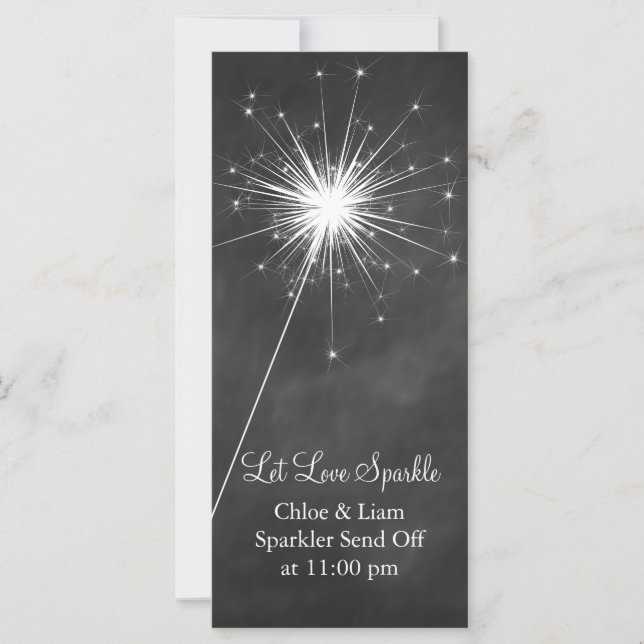 Love Sparkles - Tall Sparkler Holder (Front)