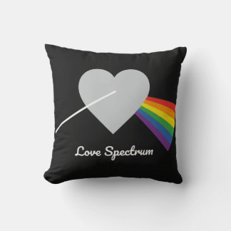 Love Spectrum Throw Pillow