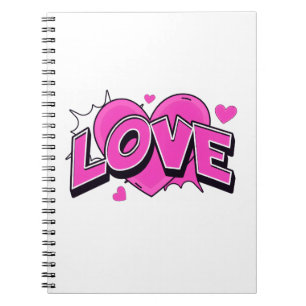 LOVE Spiral Photo Notebook